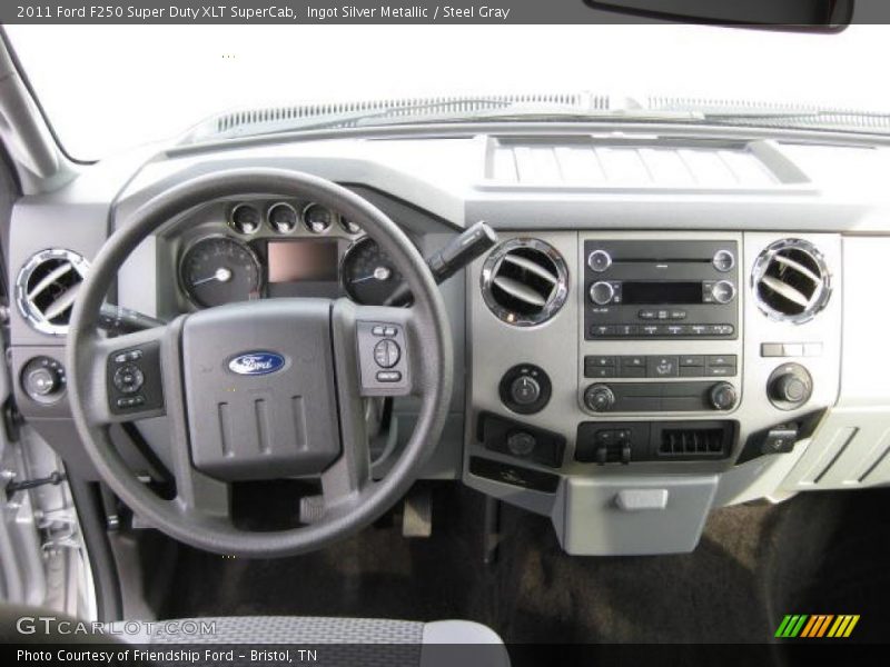 Dashboard of 2011 F250 Super Duty XLT SuperCab