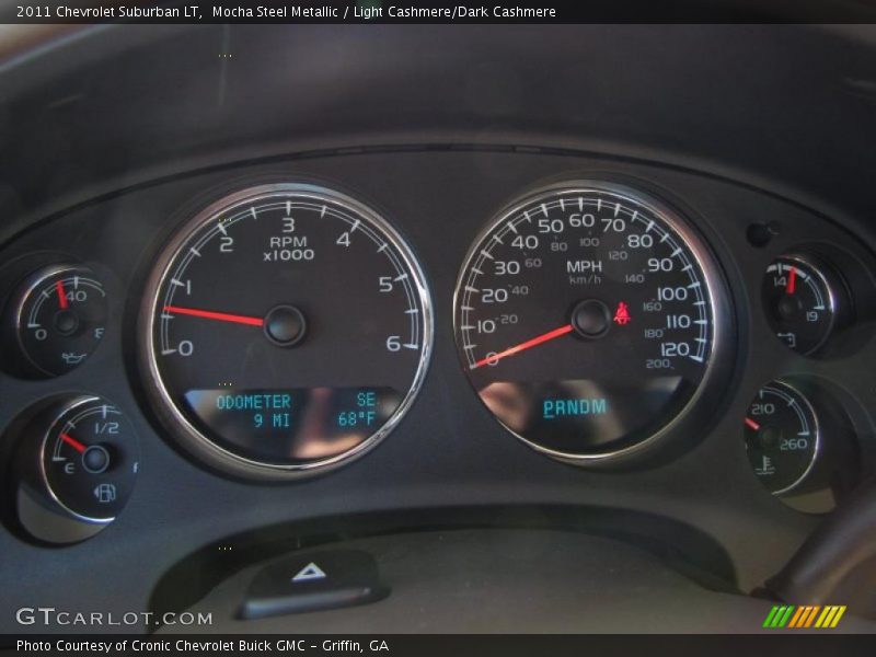 Mocha Steel Metallic / Light Cashmere/Dark Cashmere 2011 Chevrolet Suburban LT