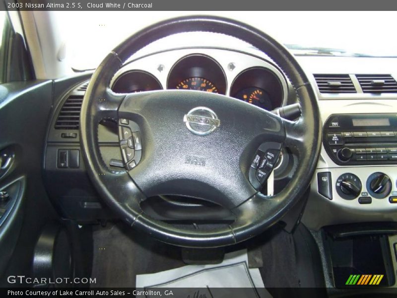 Cloud White / Charcoal 2003 Nissan Altima 2.5 S
