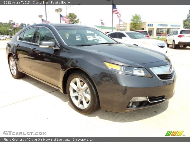 Crystal Black Pearl / Ebony 2012 Acura TL 3.5