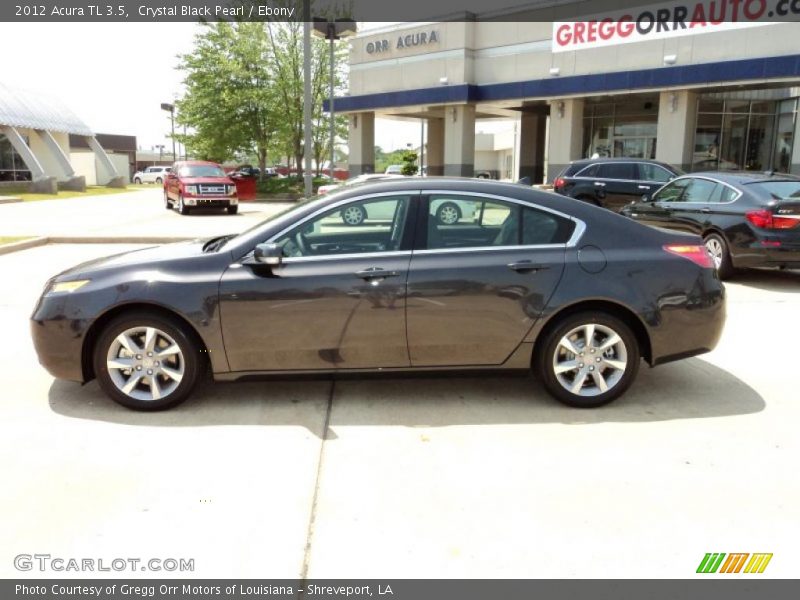 Crystal Black Pearl / Ebony 2012 Acura TL 3.5