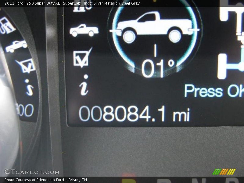 Ingot Silver Metallic / Steel Gray 2011 Ford F250 Super Duty XLT SuperCab