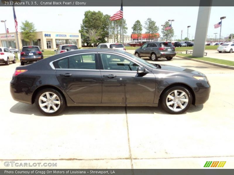 Crystal Black Pearl / Ebony 2012 Acura TL 3.5
