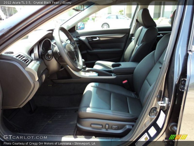 Crystal Black Pearl / Ebony 2012 Acura TL 3.5