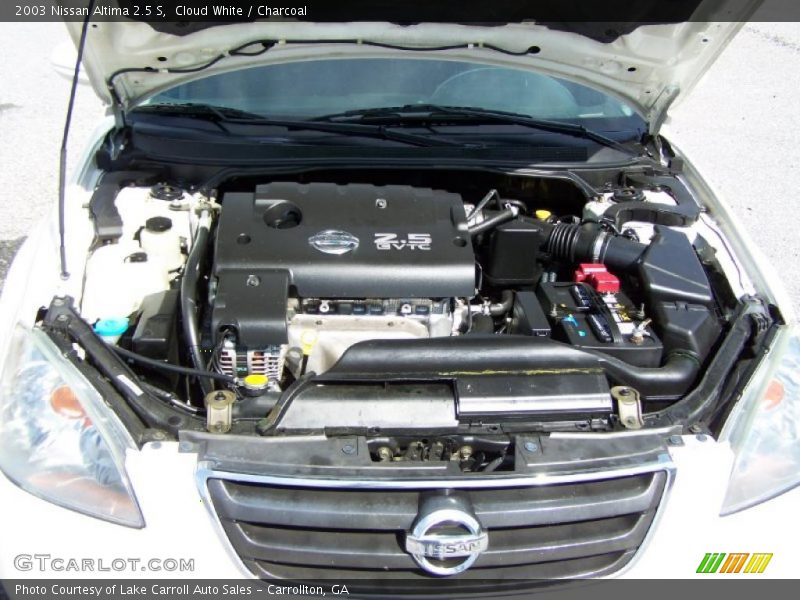 Cloud White / Charcoal 2003 Nissan Altima 2.5 S