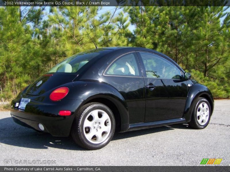Black / Cream Beige 2002 Volkswagen New Beetle GLS Coupe