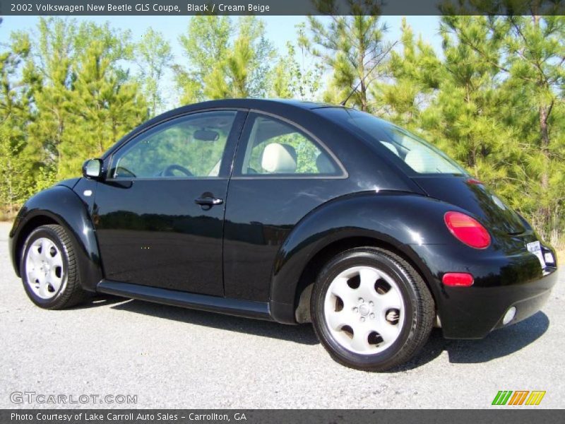 Black / Cream Beige 2002 Volkswagen New Beetle GLS Coupe