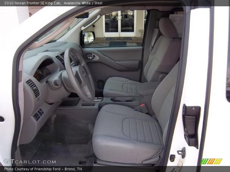 Avalanche White / Steel 2010 Nissan Frontier SE King Cab