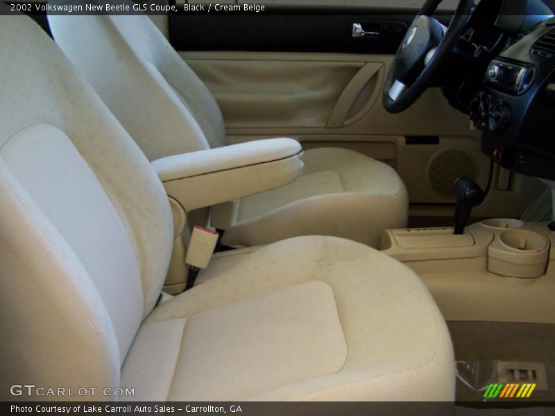 Black / Cream Beige 2002 Volkswagen New Beetle GLS Coupe