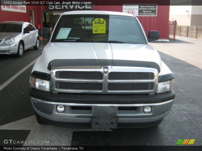 Bright White / Agate 2001 Dodge Ram 1500 SLT Club Cab