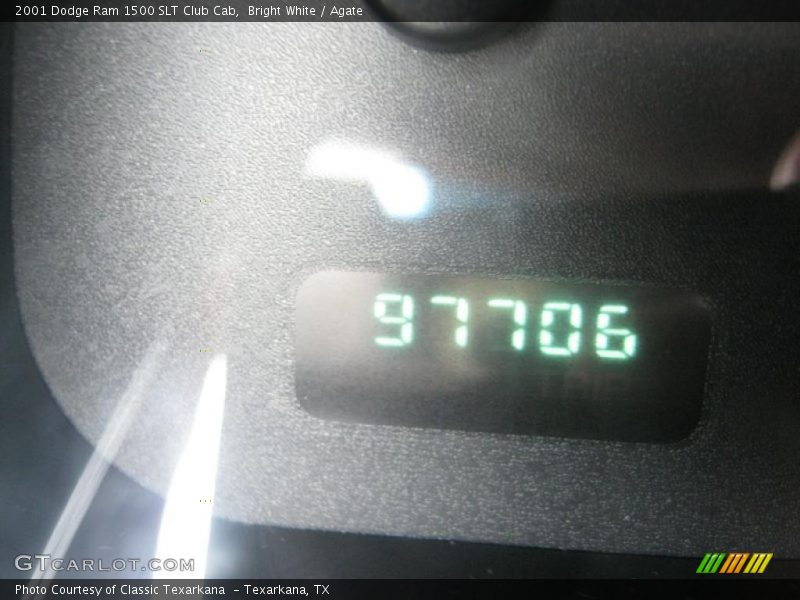 Bright White / Agate 2001 Dodge Ram 1500 SLT Club Cab