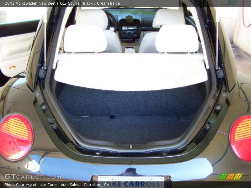 Black / Cream Beige 2002 Volkswagen New Beetle GLS Coupe
