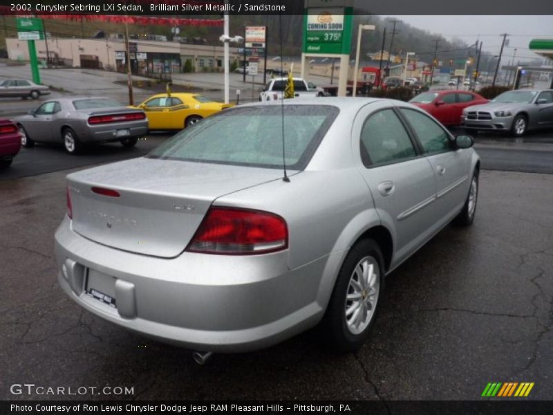 Brilliant Silver Metallic / Sandstone 2002 Chrysler Sebring LXi Sedan