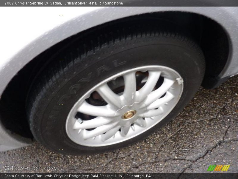 Brilliant Silver Metallic / Sandstone 2002 Chrysler Sebring LXi Sedan