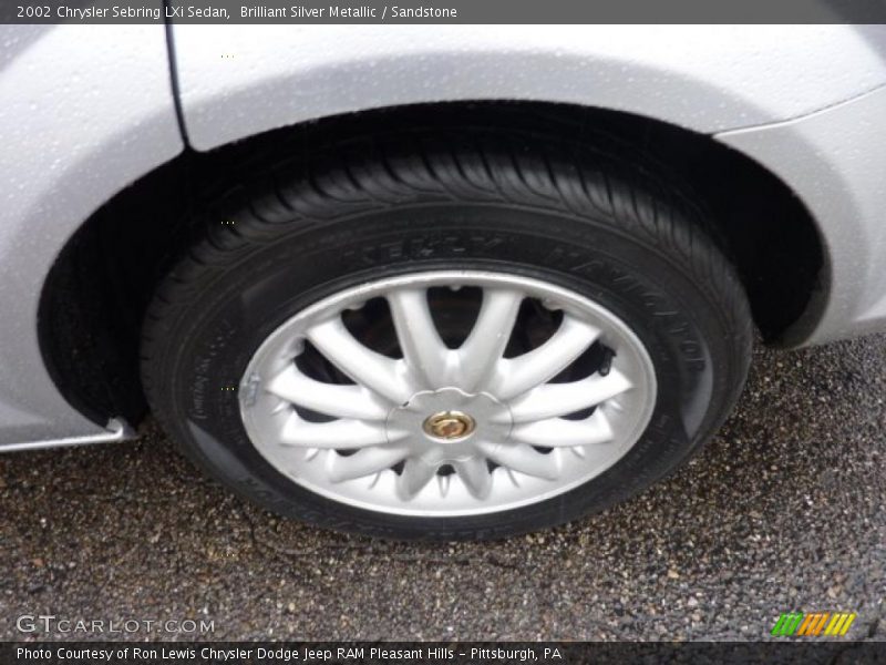 Brilliant Silver Metallic / Sandstone 2002 Chrysler Sebring LXi Sedan