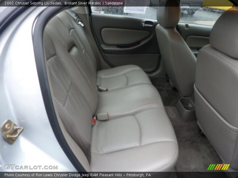 Brilliant Silver Metallic / Sandstone 2002 Chrysler Sebring LXi Sedan