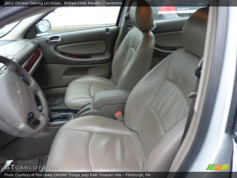 Brilliant Silver Metallic / Sandstone 2002 Chrysler Sebring LXi Sedan