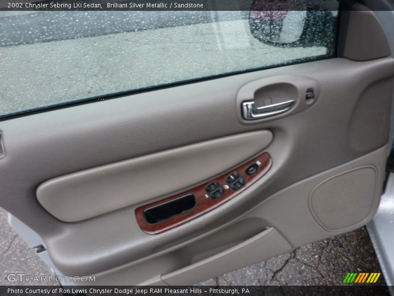Brilliant Silver Metallic / Sandstone 2002 Chrysler Sebring LXi Sedan