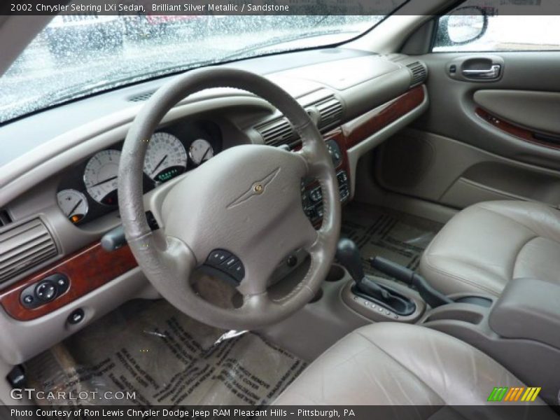 Sandstone Interior - 2002 Sebring LXi Sedan 
