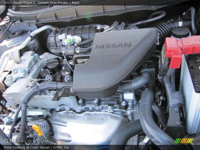 Gotham Gray Metallic / Black 2011 Nissan Rogue S