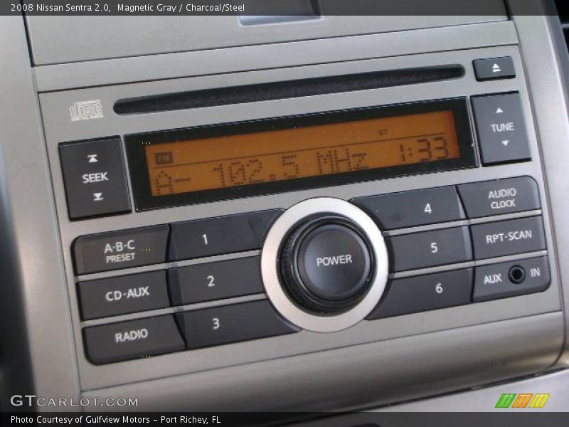 Magnetic Gray / Charcoal/Steel 2008 Nissan Sentra 2.0