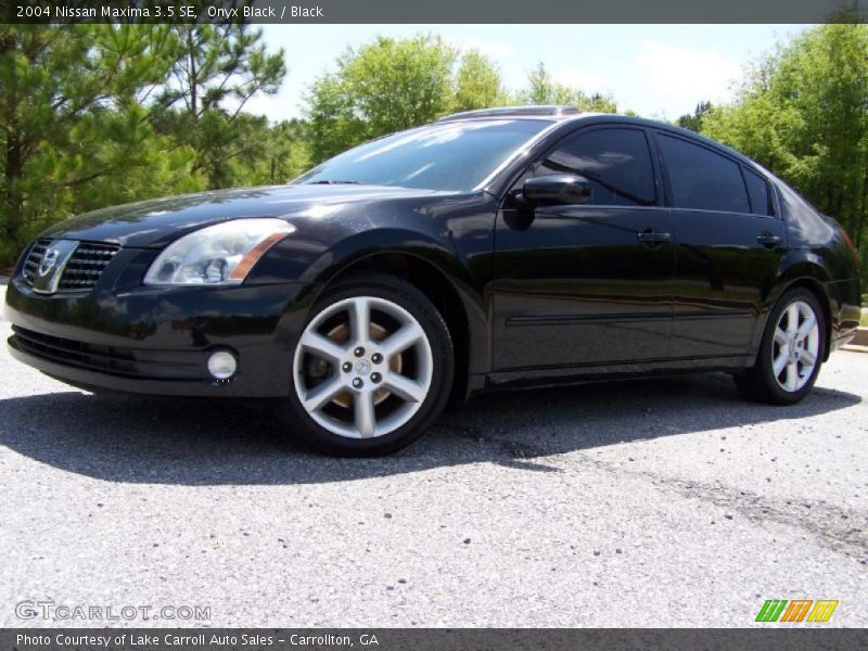 Onyx Black / Black 2004 Nissan Maxima 3.5 SE