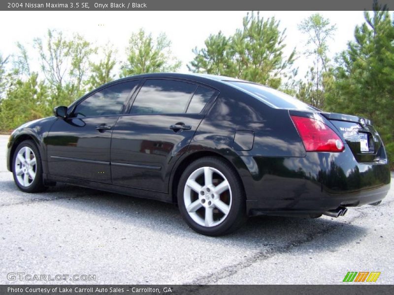 Onyx Black / Black 2004 Nissan Maxima 3.5 SE