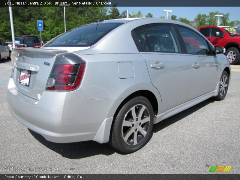 Brilliant Silver Metallic / Charcoal 2011 Nissan Sentra 2.0 SR