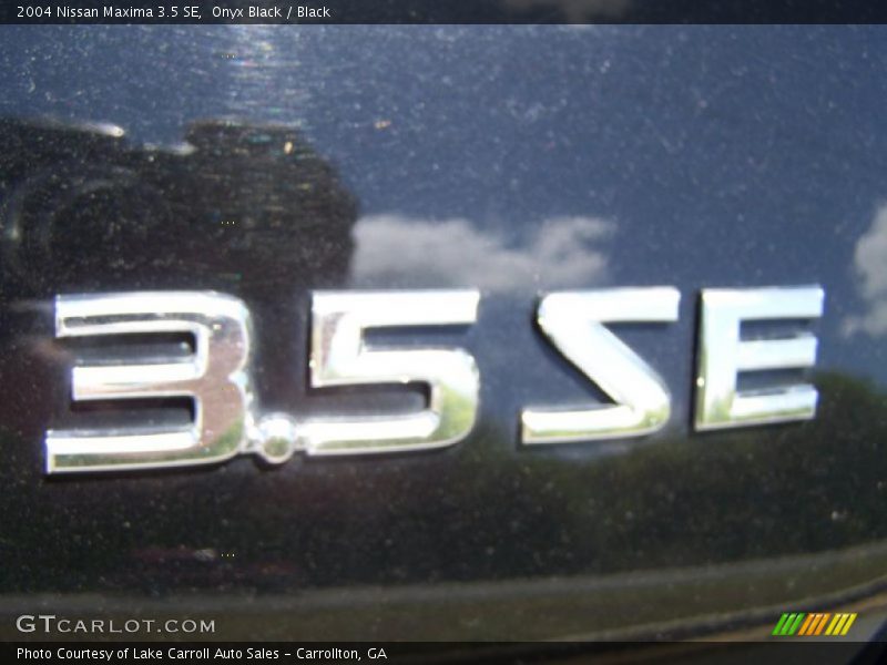 Onyx Black / Black 2004 Nissan Maxima 3.5 SE