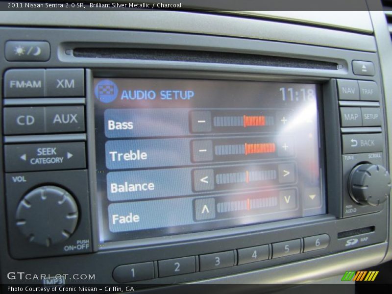 Brilliant Silver Metallic / Charcoal 2011 Nissan Sentra 2.0 SR