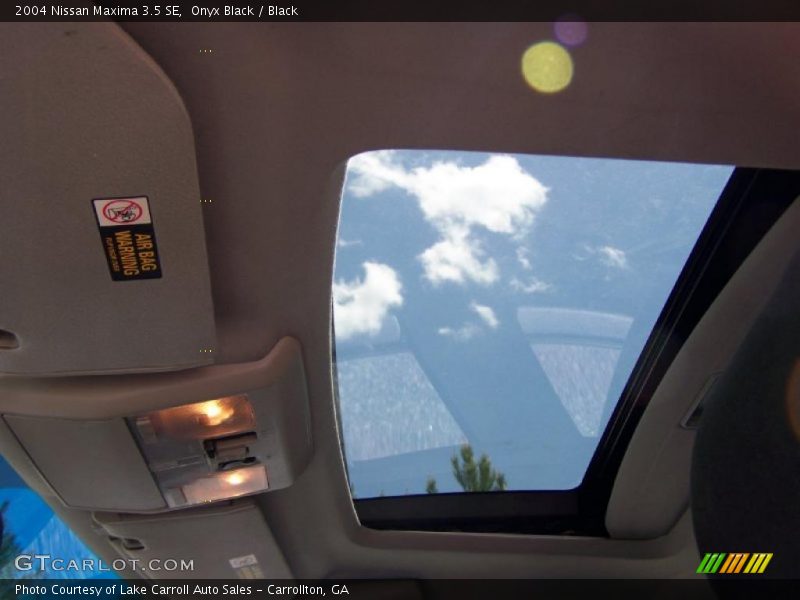 Onyx Black / Black 2004 Nissan Maxima 3.5 SE