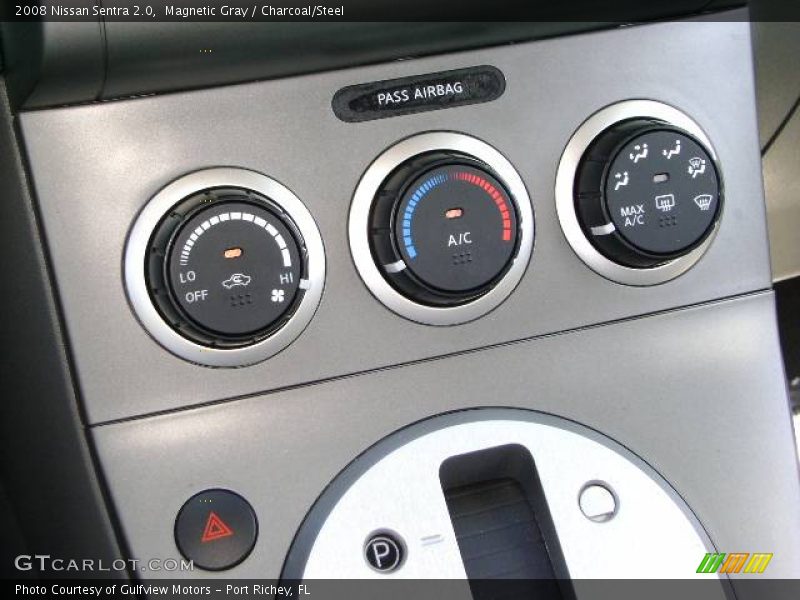 Magnetic Gray / Charcoal/Steel 2008 Nissan Sentra 2.0