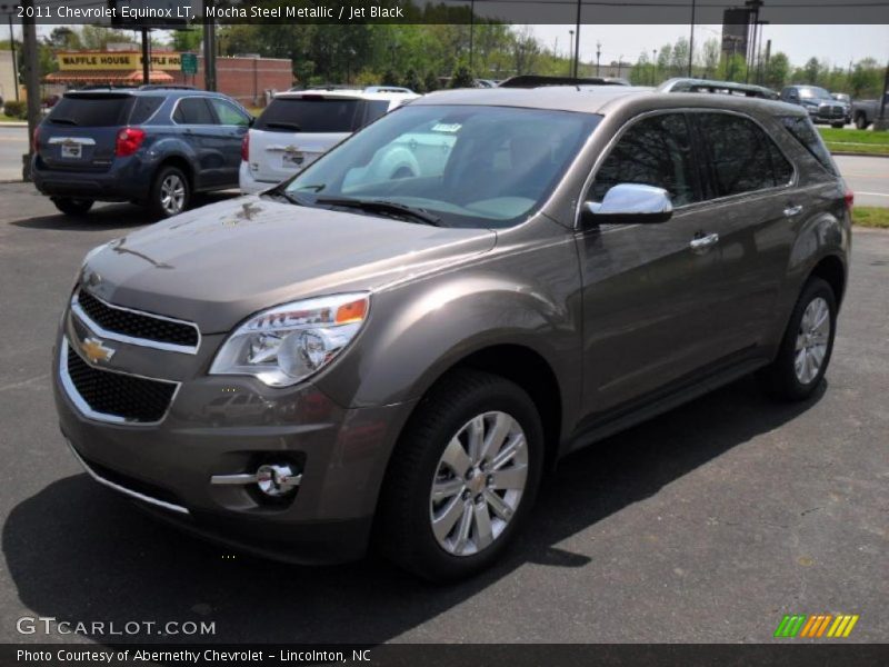 Mocha Steel Metallic / Jet Black 2011 Chevrolet Equinox LT