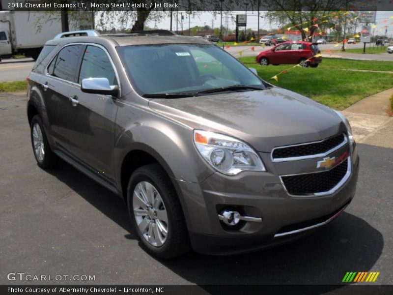 Mocha Steel Metallic / Jet Black 2011 Chevrolet Equinox LT