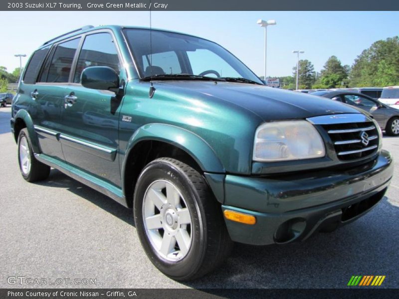 Grove Green Metallic / Gray 2003 Suzuki XL7 Touring