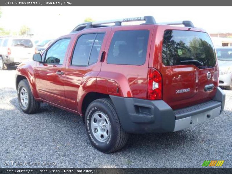 Lava Red / Gray 2011 Nissan Xterra X