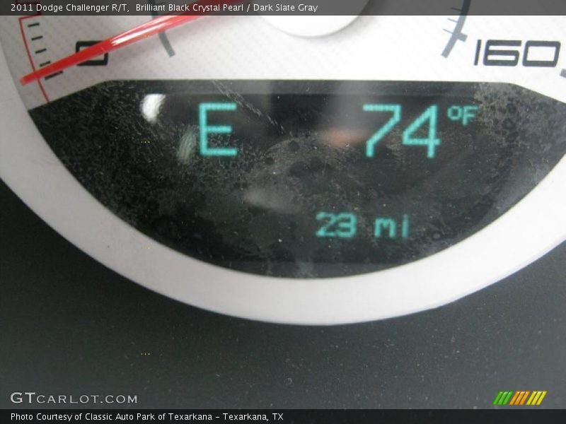Brilliant Black Crystal Pearl / Dark Slate Gray 2011 Dodge Challenger R/T