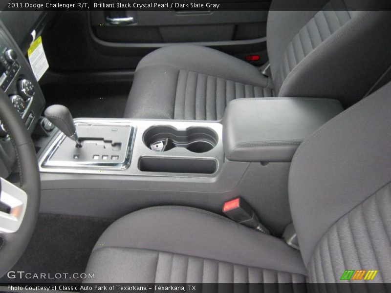 Brilliant Black Crystal Pearl / Dark Slate Gray 2011 Dodge Challenger R/T