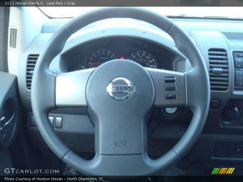 Lava Red / Gray 2011 Nissan Xterra X