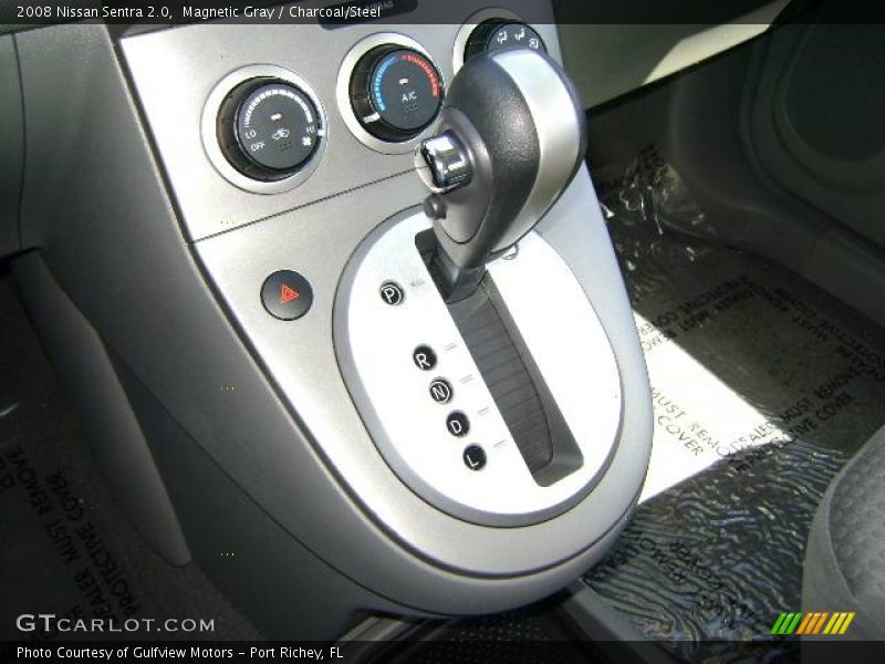 Magnetic Gray / Charcoal/Steel 2008 Nissan Sentra 2.0