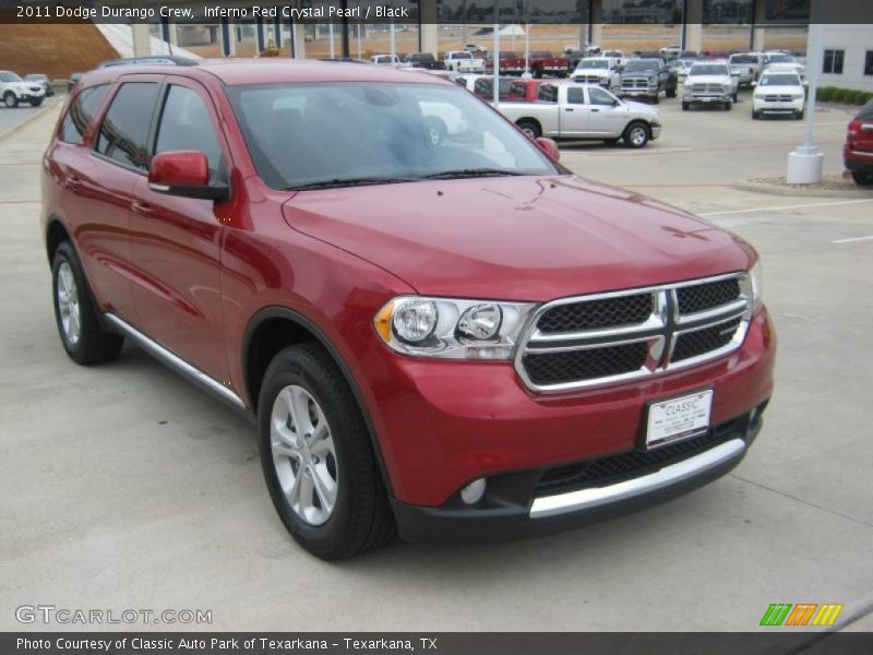 Front 3/4 View of 2011 Durango Crew