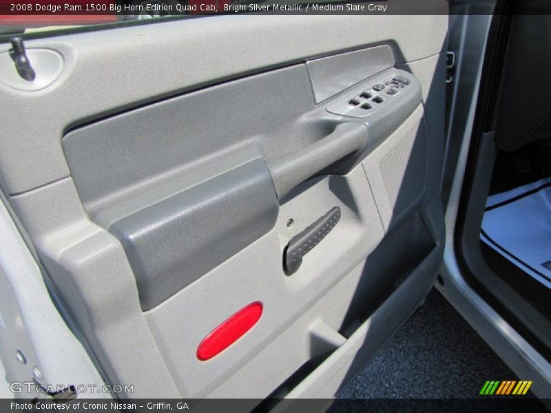 Bright Silver Metallic / Medium Slate Gray 2008 Dodge Ram 1500 Big Horn Edition Quad Cab