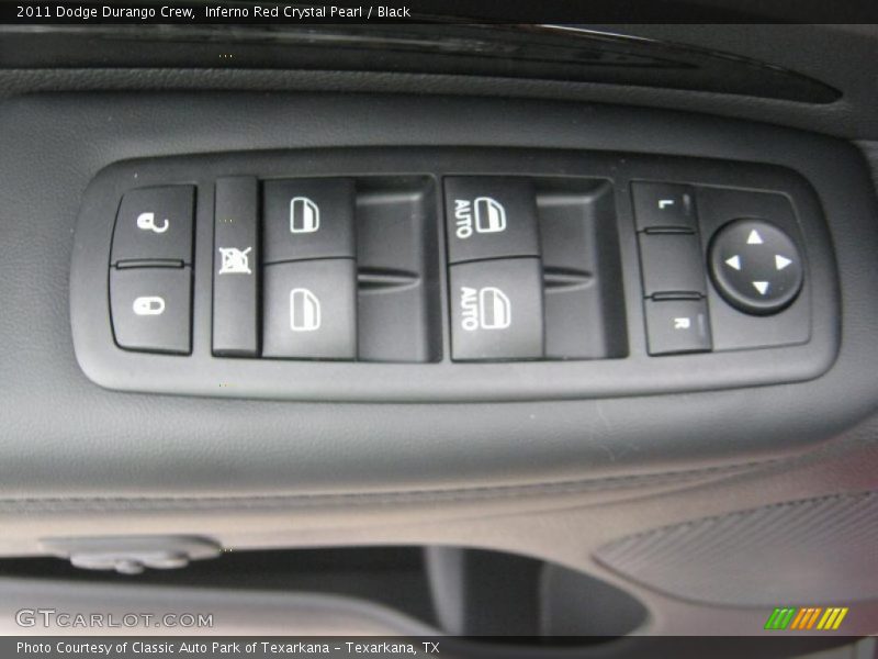Inferno Red Crystal Pearl / Black 2011 Dodge Durango Crew