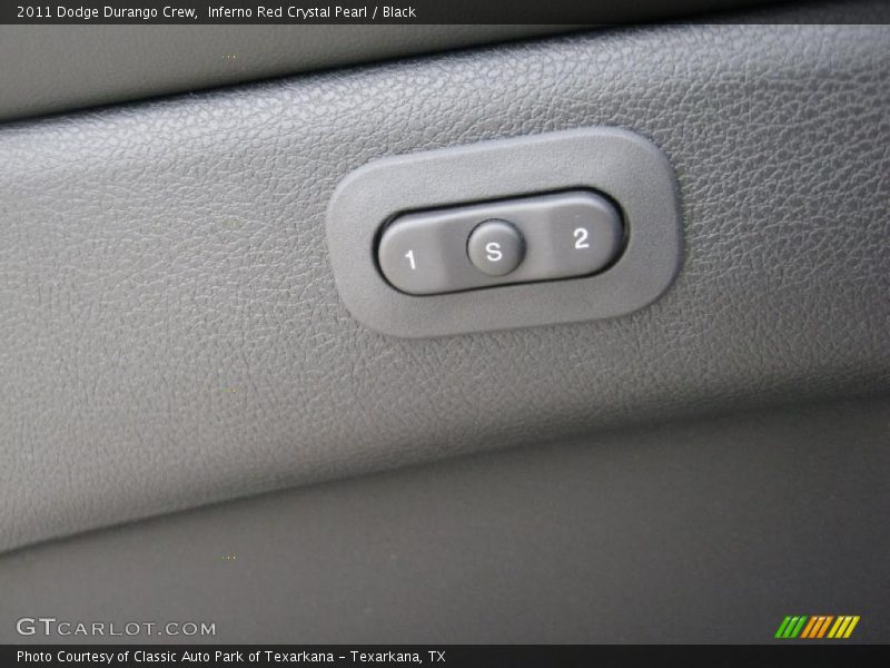 Inferno Red Crystal Pearl / Black 2011 Dodge Durango Crew