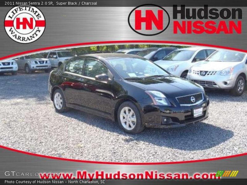 Super Black / Charcoal 2011 Nissan Sentra 2.0 SR