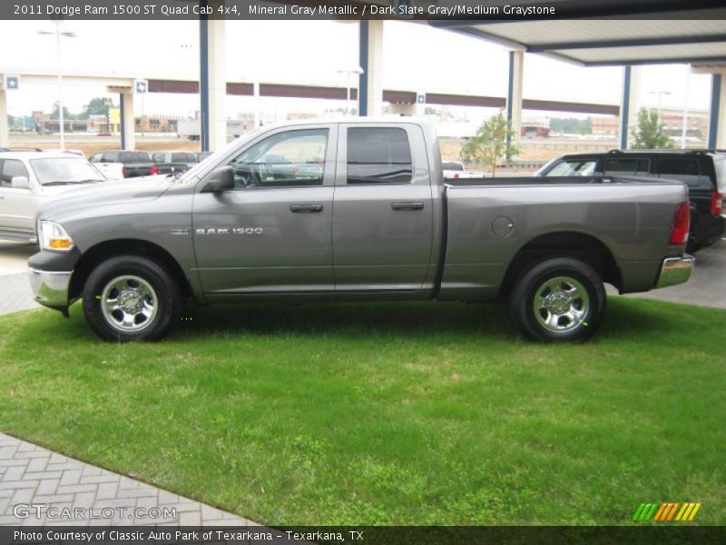 Mineral Gray Metallic / Dark Slate Gray/Medium Graystone 2011 Dodge Ram 1500 ST Quad Cab 4x4