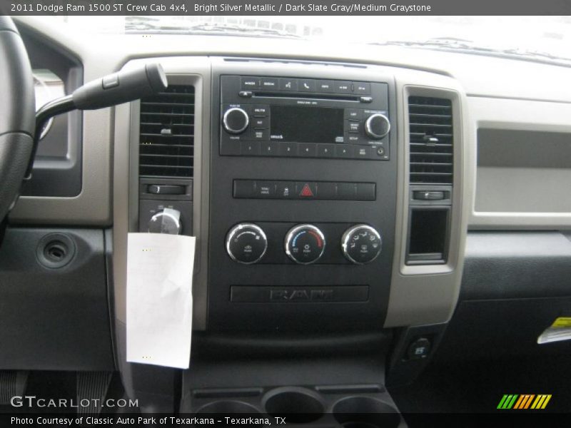 Bright Silver Metallic / Dark Slate Gray/Medium Graystone 2011 Dodge Ram 1500 ST Crew Cab 4x4