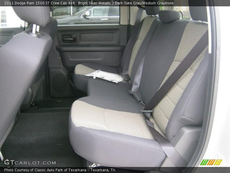 Bright Silver Metallic / Dark Slate Gray/Medium Graystone 2011 Dodge Ram 1500 ST Crew Cab 4x4