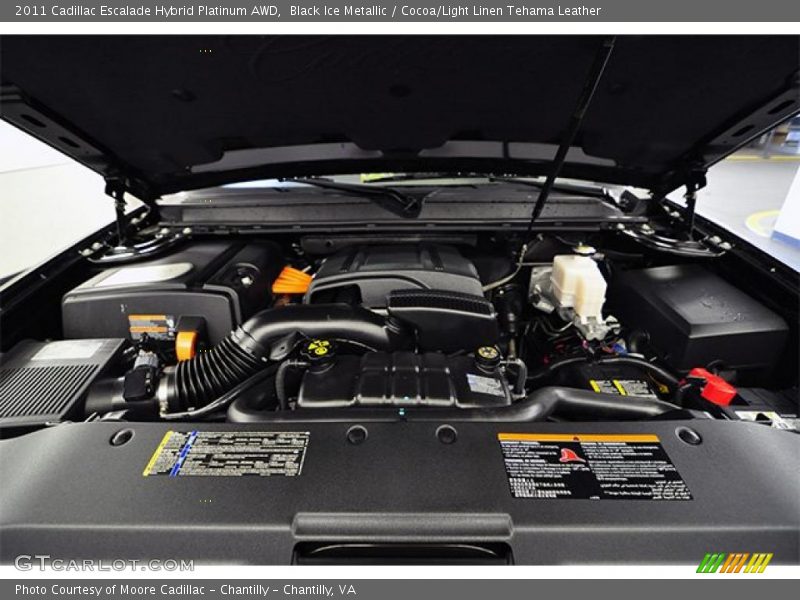  2011 Escalade Hybrid Platinum AWD Engine - 6.0 Liter H OHV 16-Valve VVT Flex-Fuel V8 Gasoline/Electric Hybrid
