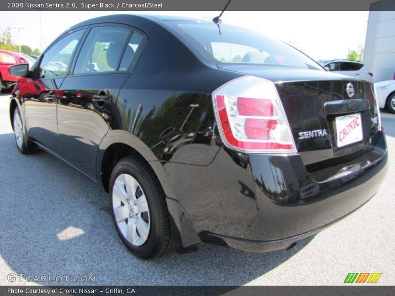 Super Black / Charcoal/Steel 2008 Nissan Sentra 2.0